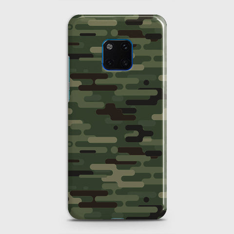 Huawei Mate 20 Pro Cover - Camo Series 2 - Light Green Design - Matte Finish - Snap On Hard Case with LifeTime Colors Guarantee