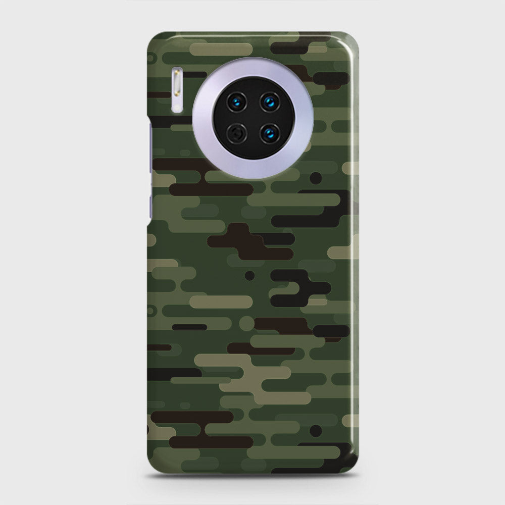 Huawei Mate 30 Cover - Camo Series 2 - Light Green Design - Matte Finish - Snap On Hard Case with LifeTime Colors Guarantee
