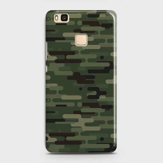Huawei P9 Lite Cover - Camo Series 2 - Light Green Design - Matte Finish - Snap On Hard Case with LifeTime Colors Guarantee