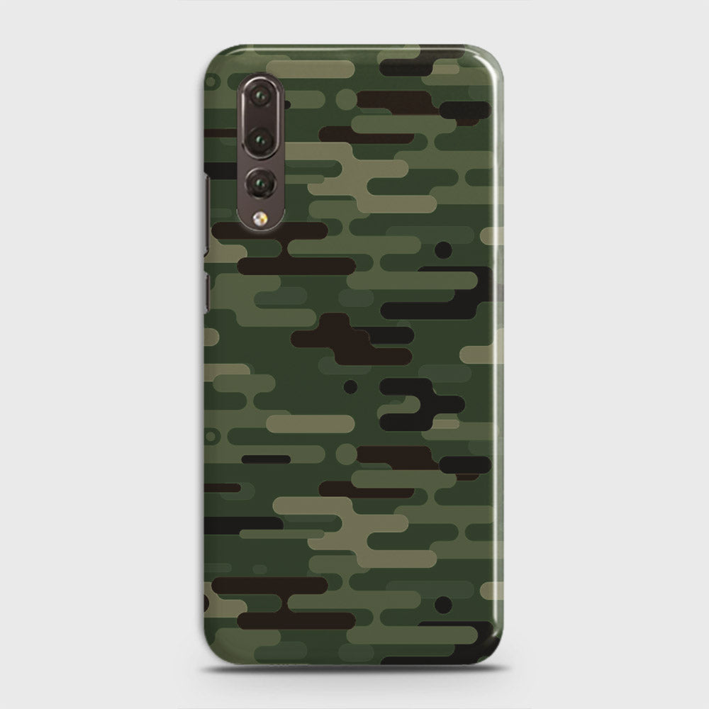 Huawei P20 Pro Cover - Camo Series 2 - Light Green Design - Matte Finish - Snap On Hard Case with LifeTime Colors Guarantee