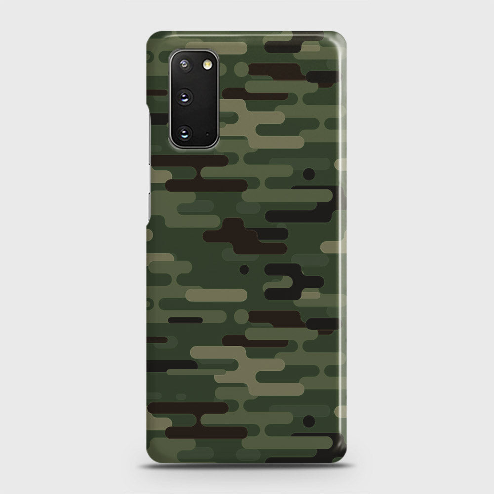 Samsung Galaxy S20 Cover - Camo Series 2 - Light Green Design - Matte Finish - Snap On Hard Case with LifeTime Colors Guarantee