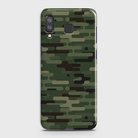 Samsung Galaxy A8 Star Cover - Camo Series 2 - Light Green Design - Matte Finish - Snap On Hard Case with LifeTime Colors Guarantee