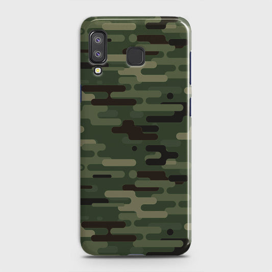 Samsung Galaxy A9 Star Cover - Camo Series 2 - Light Green Design - Matte Finish - Snap On Hard Case with LifeTime Colors Guarantee
