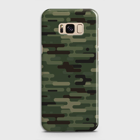 Samsung Galaxy S8 Plus Cover - Camo Series 2 - Light Green Design - Matte Finish - Snap On Hard Case with LifeTime Colors Guarantee