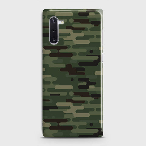 Samsung Galaxy Note 10 Cover - Camo Series 2 - Light Green Design - Matte Finish - Snap On Hard Case with LifeTime Colors Guarantee