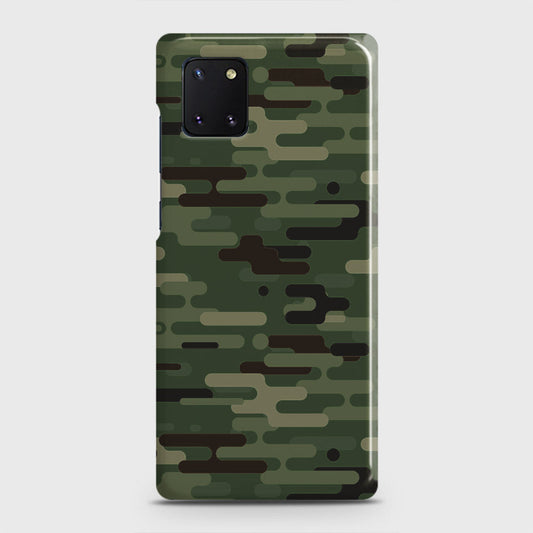 Samsung Galaxy Note 10 Lite Cover - Camo Series 2 - Light Green Design - Matte Finish - Snap On Hard Case with LifeTime Colors Guarantee