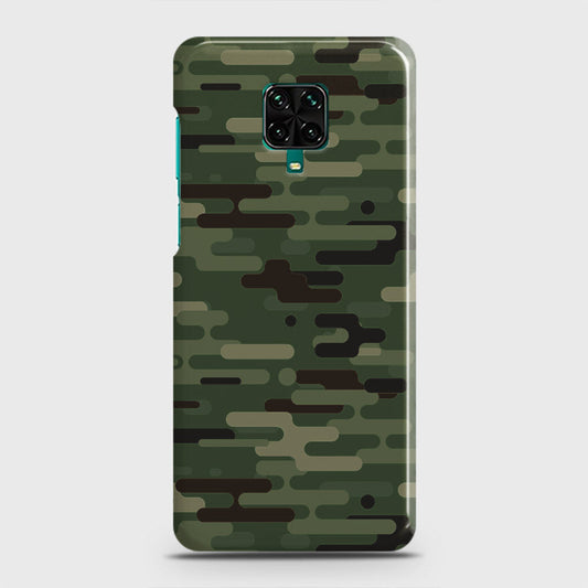 Xiaomi Redmi Note 9 Pro Cover - Camo Series 2 - Light Green Design - Matte Finish - Snap On Hard Case with LifeTime Colors Guarantee