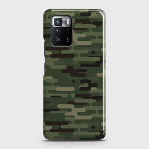 Xiaomi Poco X3 GT Cover - Camo Series 2 - Light Green Design - Matte Finish - Snap On Hard Case with LifeTime Colors Guarantee