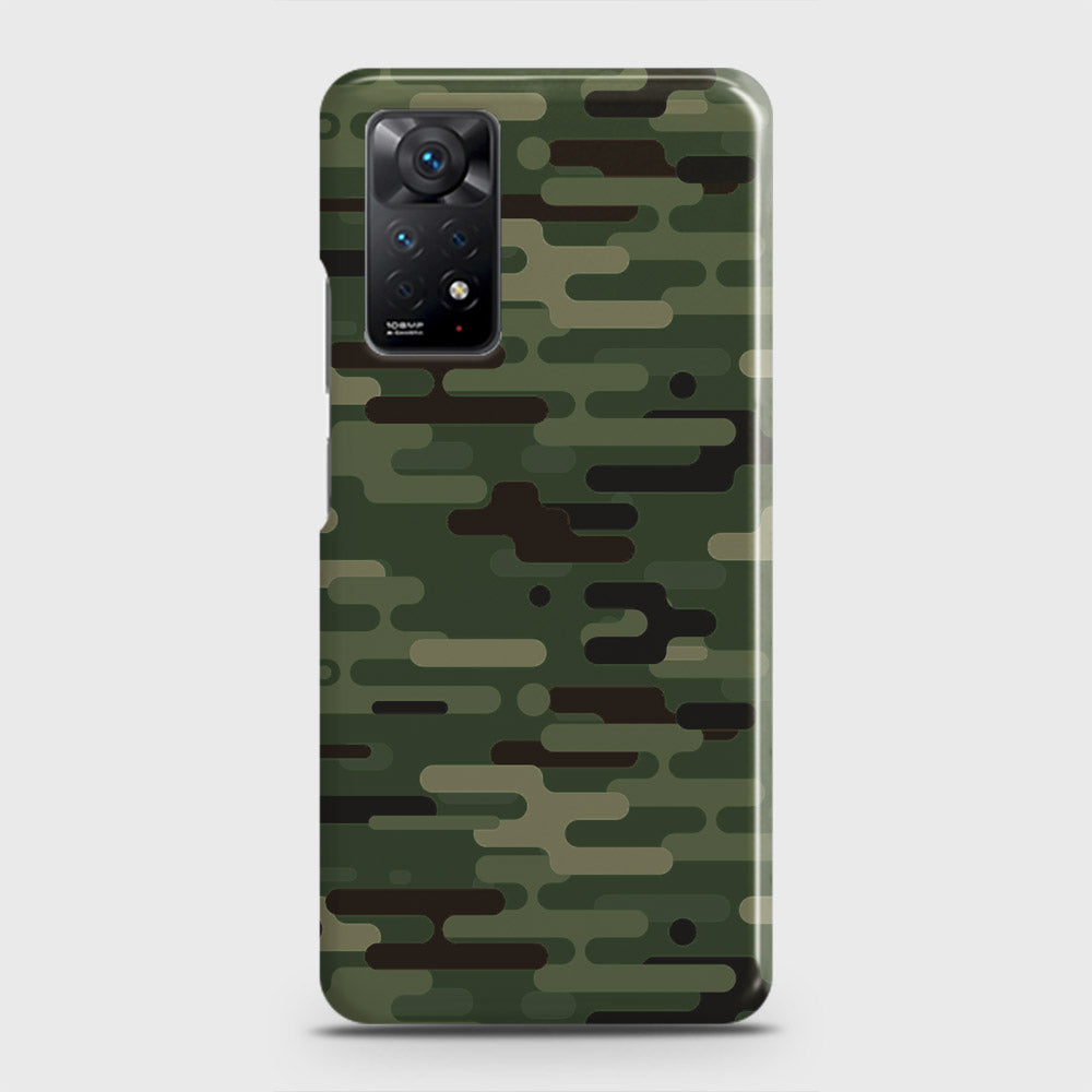 Xiaomi Redmi Note 11 Pro Cover - Camo Series 2 - Light Green Design - Matte Finish - Snap On Hard Case with LifeTime Colors Guarantee