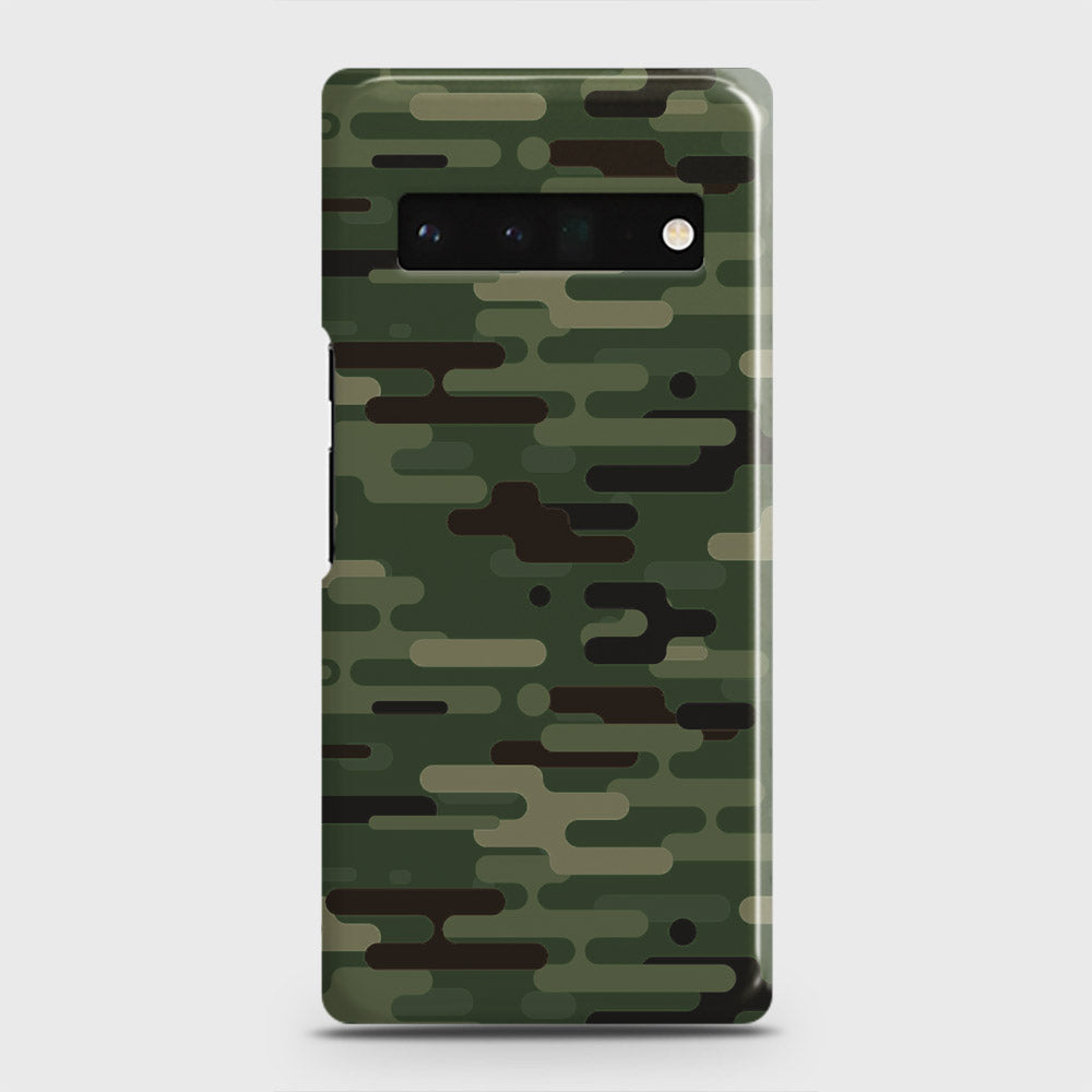 Google Pixel 6 Pro Cover - Camo Series 2 - Light Green Design - Matte Finish - Snap On Hard Case with LifeTime Colors Guarantee