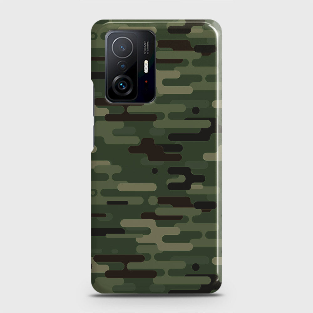 Xiaomi 11T Cover - Camo Series 2 - Light Green Design - Matte Finish - Snap On Hard Case with LifeTime Colors Guarantee