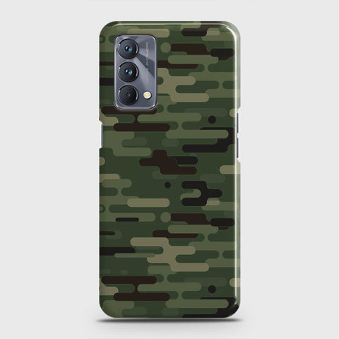 Realme GT Master Cover - Camo Series 2 - Light Green Design - Matte Finish - Snap On Hard Case with LifeTime Colors Guarantee
