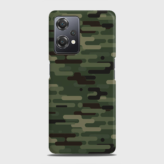 OnePlus Nord CE 2 Lite 5G Cover - Camo Series 2 - Light Green Design - Matte Finish - Snap On Hard Case with LifeTime Colors Guarantee