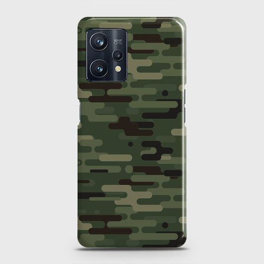 Realme 9 Pro Plus Cover - Camo Series 2 - Light Green Design - Matte Finish - Snap On Hard Case with LifeTime Colors Guarantee