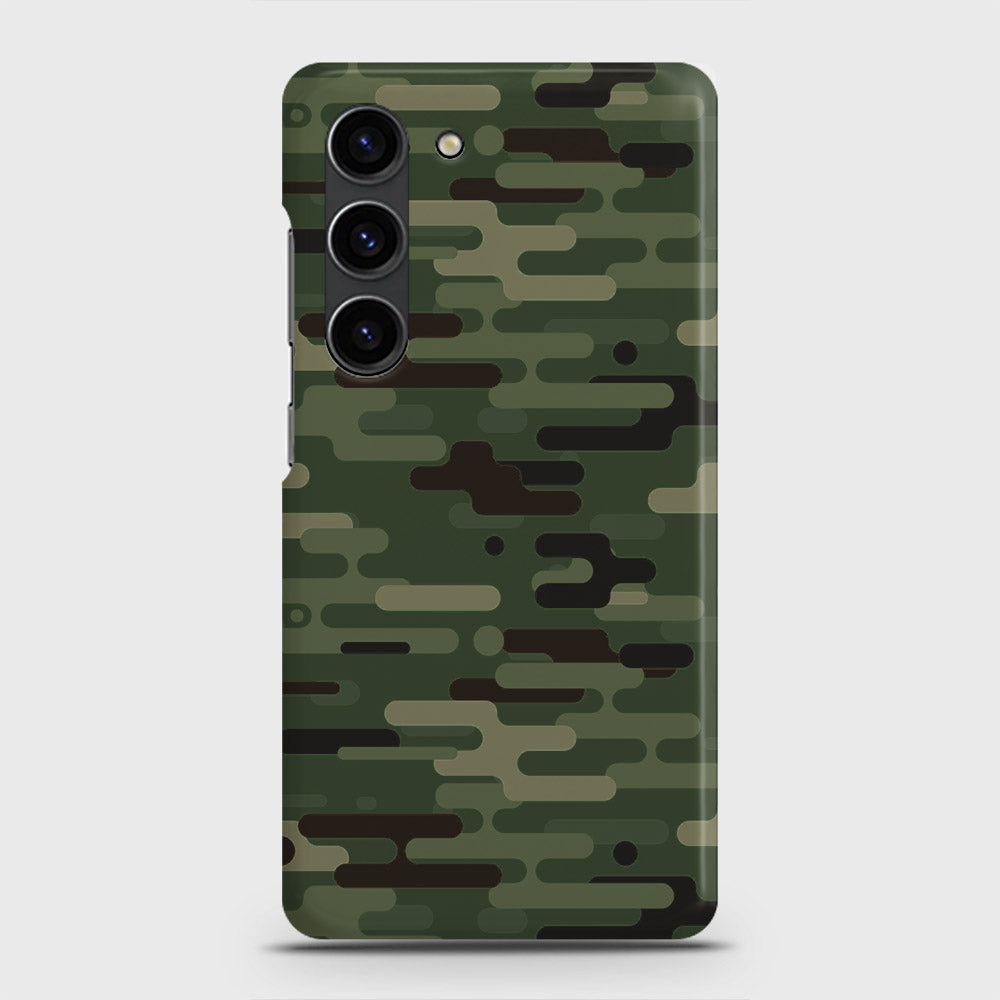 Samsung Galaxy S23 Plus Cover - Camo Series 2 - Light Green Design - Matte Finish - Snap On Hard Case with LifeTime Colors Guarantee