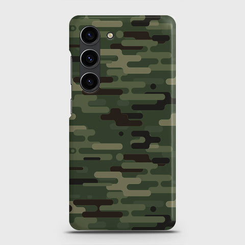 Samsung Galaxy S23 Plus Cover - Camo Series 2 - Light Green Design - Matte Finish - Snap On Hard Case with LifeTime Colors Guarantee