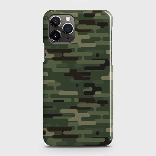 iPhone 11 Pro Cover - Camo Series 2 - Light Green Design - Matte Finish - Snap On Hard Case with LifeTime Colors Guarantee