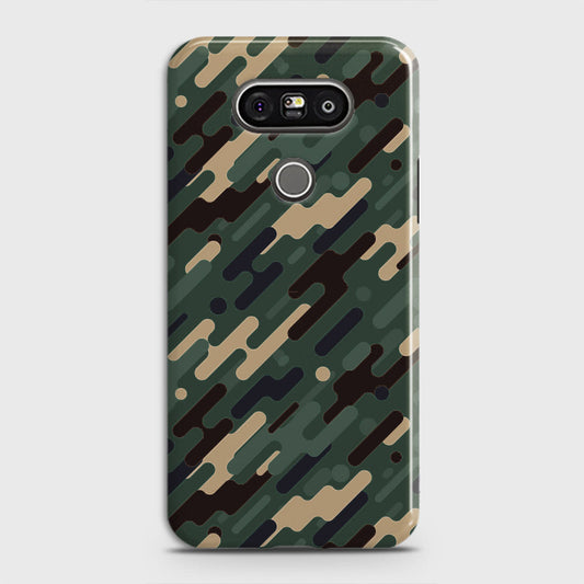 LG G5 Cover - Camo Series 3 - Light Green Design - Matte Finish - Snap On Hard Case with LifeTime Colors Guarantee