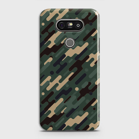 LG G5 Cover - Camo Series 3 - Light Green Design - Matte Finish - Snap On Hard Case with LifeTime Colors Guarantee