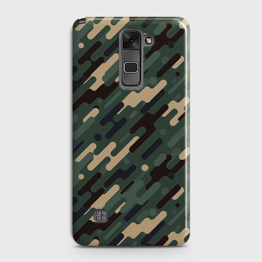 LG Stylus 2 / Stylus 2 Plus / Stylo 2 / Stylo 2 Plus Cover - Camo Series 3 - Light Green Design - Matte Finish - Snap On Hard Case with LifeTime Colors Guarantee