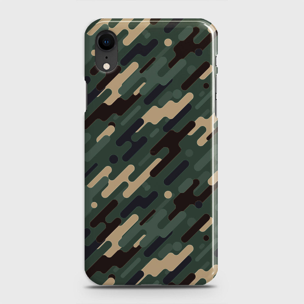 iPhone XR Cover - Camo Series 3 - Light Green Design - Matte Finish - Snap On Hard Case with LifeTime Colors Guarantee