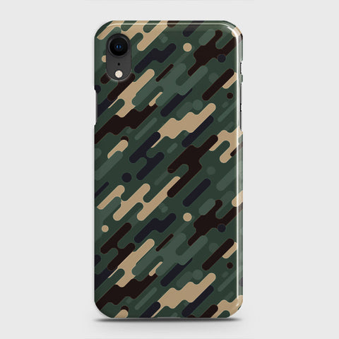 iPhone XR Cover - Camo Series 3 - Light Green Design - Matte Finish - Snap On Hard Case with LifeTime Colors Guarantee