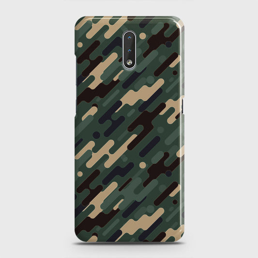 Nokia 2.3 Cover - Camo Series 3 - Light Green Design - Matte Finish - Snap On Hard Case with LifeTime Colors Guarantee