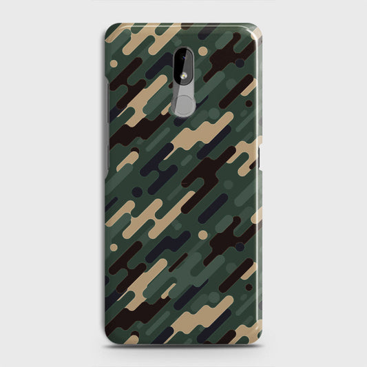 Nokia 3.2 Cover - Camo Series 3 - Light Green Design - Matte Finish - Snap On Hard Case with LifeTime Colors Guarantee