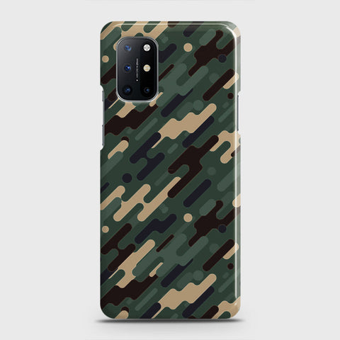 OnePlus 8T  Cover - Camo Series 3 - Light Green Design - Matte Finish - Snap On Hard Case with LifeTime Colors Guarantee