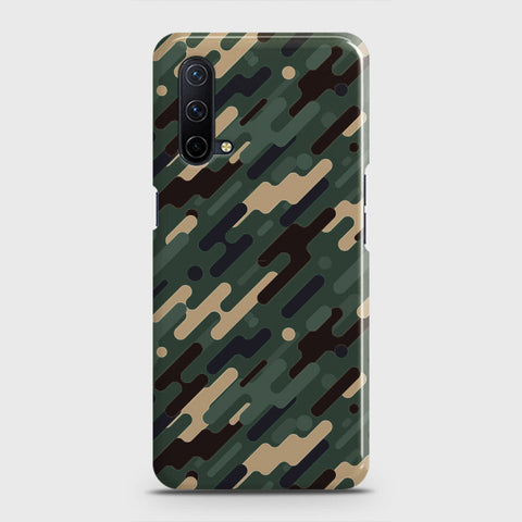 OnePlus Nord CE 5G  Cover - Camo Series 3 - Light Green Design - Matte Finish - Snap On Hard Case with LifeTime Colors Guarantee