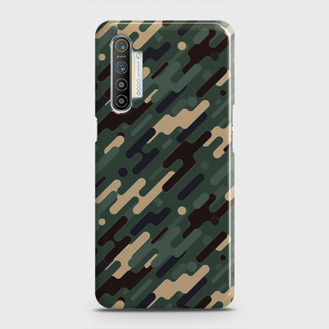 Realme XT Cover - Camo Series 3 - Light Green Design - Matte Finish - Snap On Hard Case with LifeTime Colors Guarantee