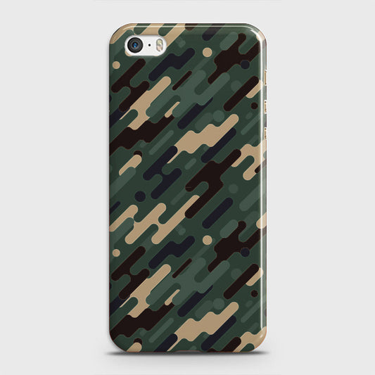 iPhone 5C Cover - Camo Series 3 - Light Green Design - Matte Finish - Snap On Hard Case with LifeTime Colors Guarantee