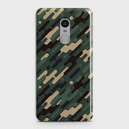 Xiaomi Redmi Note 4 / 4X Cover - Camo Series 3 - Light Green Design - Matte Finish - Snap On Hard Case with LifeTime Colors Guarantee