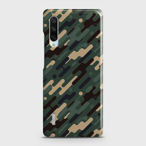 Xiaomi Mi A3 Cover - Camo Series 3 - Light Green Design - Matte Finish - Snap On Hard Case with LifeTime Colors Guarantee