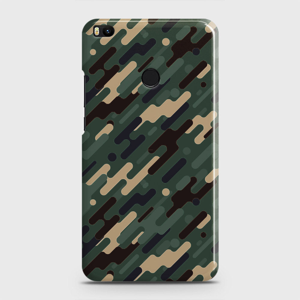 Xiaomi Mi Max 2 Cover - Camo Series 3 - Light Green Design - Matte Finish - Snap On Hard Case with LifeTime Colors Guarantee