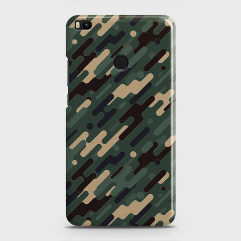 Xiaomi Mi Max 2 Cover - Camo Series 3 - Light Green Design - Matte Finish - Snap On Hard Case with LifeTime Colors Guarantee