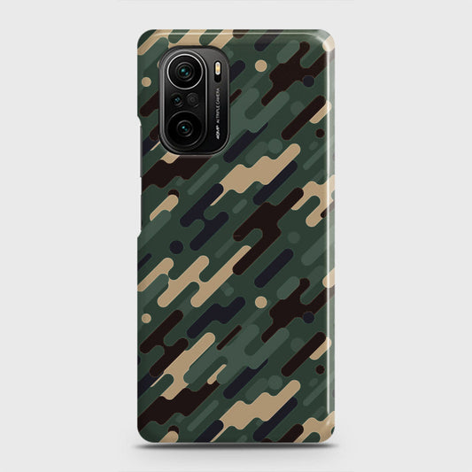 Xiaomi Mi 11X Cover - Camo Series 3 - Light Green Design - Matte Finish - Snap On Hard Case with LifeTime Colors Guarantee