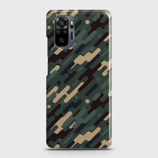 Xiaomi Redmi Note 10 Pro Cover - Camo Series 3 - Light Green Design - Matte Finish - Snap On Hard Case with LifeTime Colors Guarantee
