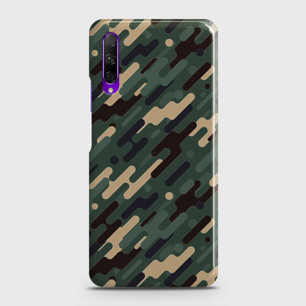 Honor 9X Cover - Camo Series 3 - Light Green Design - Matte Finish - Snap On Hard Case with LifeTime Colors Guarantee