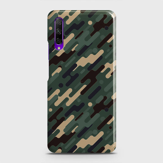 Honor 9X Cover - Camo Series 3 - Light Green Design - Matte Finish - Snap On Hard Case with LifeTime Colors Guarantee