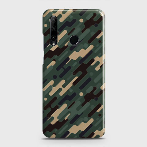 Honor 20 lite Cover - Camo Series 3 - Light Green Design - Matte Finish - Snap On Hard Case with LifeTime Colors Guarantee
