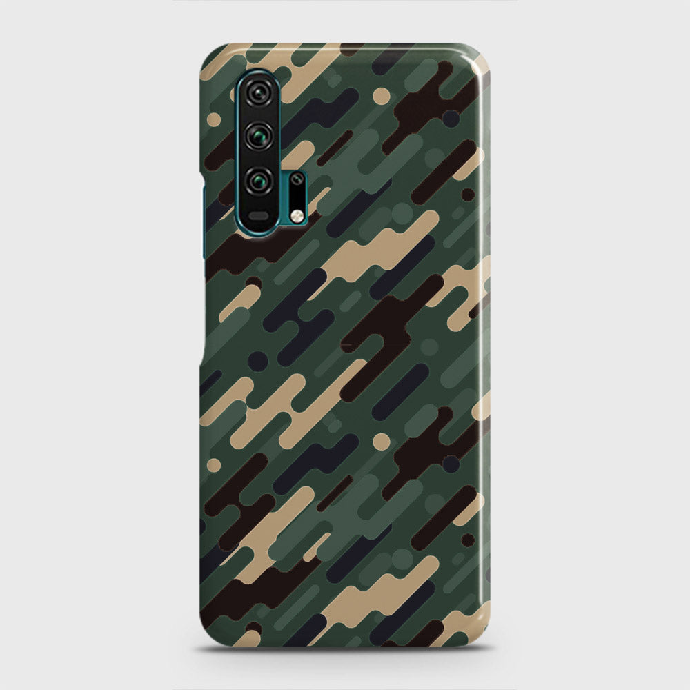 Honor 20 Pro Cover - Camo Series 3 - Light Green Design - Matte Finish - Snap On Hard Case with LifeTime Colors Guarantee