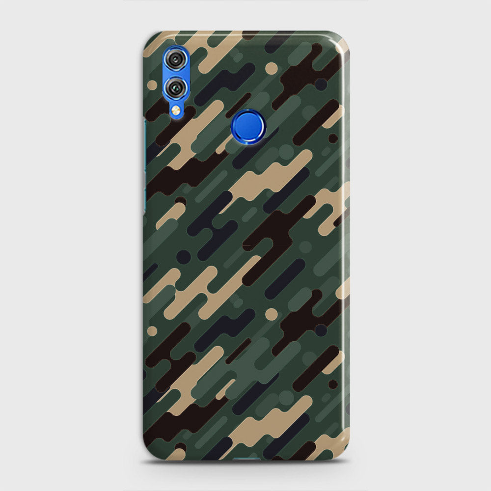 Huawei Honor 9 Lite Cover - Camo Series 3 - Light Green Design - Matte Finish - Snap On Hard Case with LifeTime Colors Guarantee