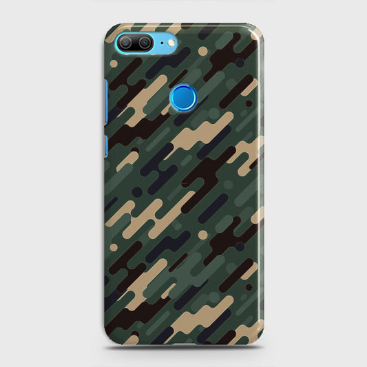 Huawei Honor 10 Cover - Camo Series 3 - Light Green Design - Matte Finish - Snap On Hard Case with LifeTime Colors Guarantee