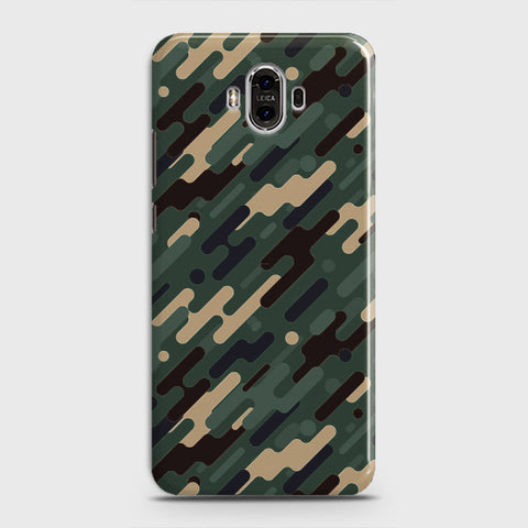 Huawei Mate 10 Cover - Camo Series 3 - Light Green Design - Matte Finish - Snap On Hard Case with LifeTime Colors Guarantee