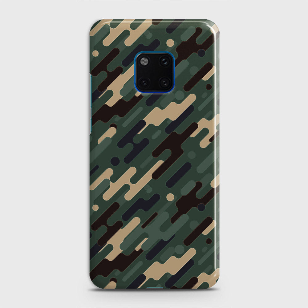 Huawei Mate 20 Pro Cover - Camo Series 3 - Light Green Design - Matte Finish - Snap On Hard Case with LifeTime Colors Guarantee
