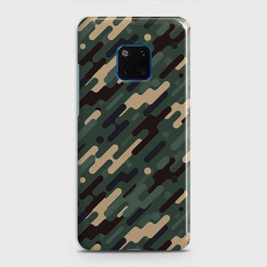 Huawei Mate 20 Pro Cover - Camo Series 3 - Light Green Design - Matte Finish - Snap On Hard Case with LifeTime Colors Guarantee