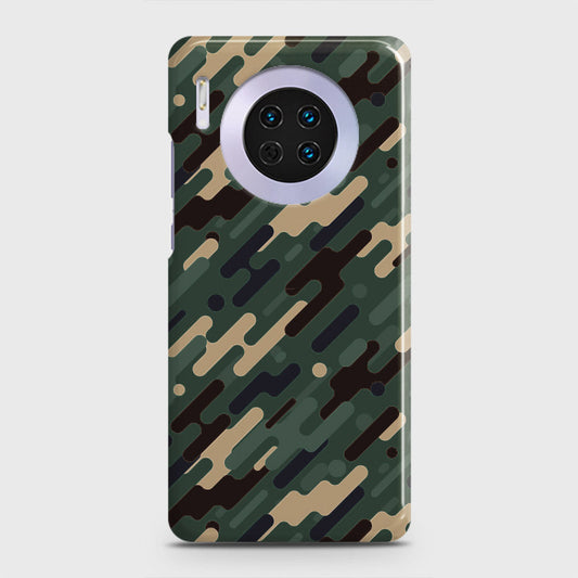 Huawei Mate 30 Cover - Camo Series 3 - Light Green Design - Matte Finish - Snap On Hard Case with LifeTime Colors Guarantee