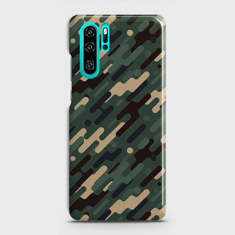 Huawei P30 Pro Cover - Camo Series 3 - Light Green Design - Matte Finish - Snap On Hard Case with LifeTime Colors Guarantee