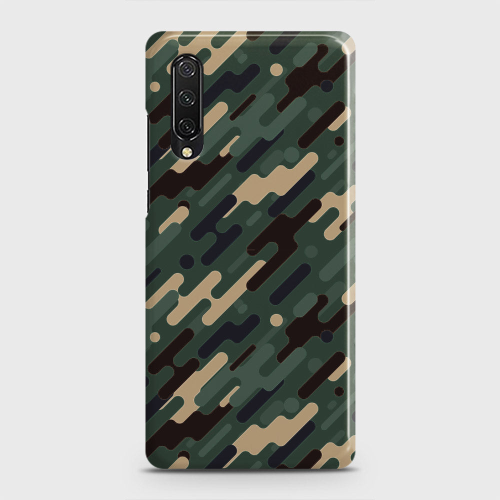 Huawei Y9s Cover - Camo Series 3 - Light Green Design - Matte Finish - Snap On Hard Case with LifeTime Colors Guarantee